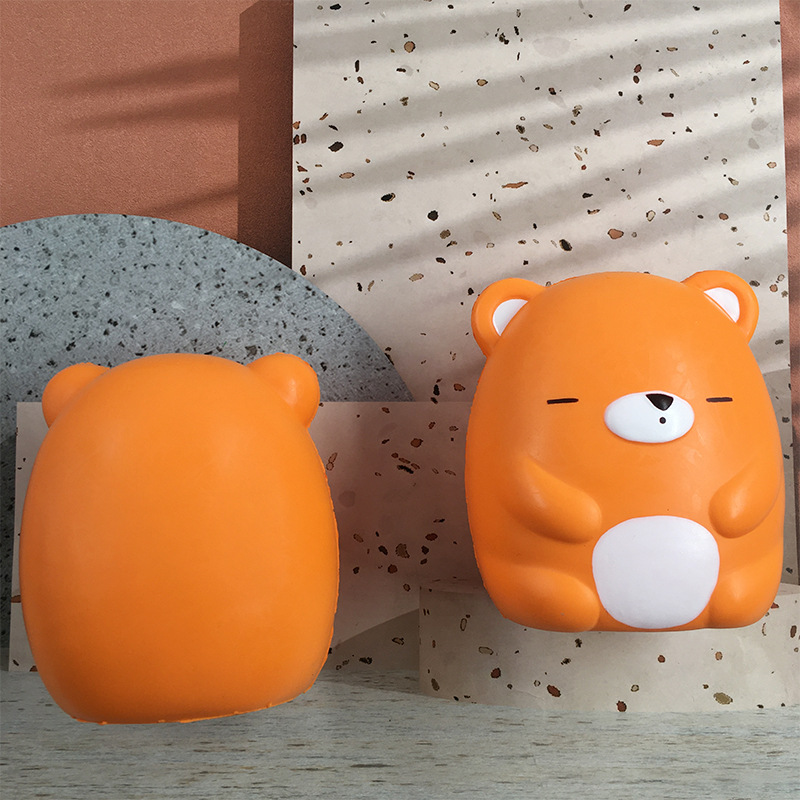 Sleepy Bear Schöne weiche Jumbo-Squishies, langsam steigendes Spielzeug, Squish, Stressabbau