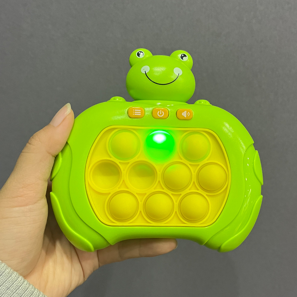 Frosch Quick Speed ​​Push Puzzle Spielkonsole Spielzeug Light Up Pop