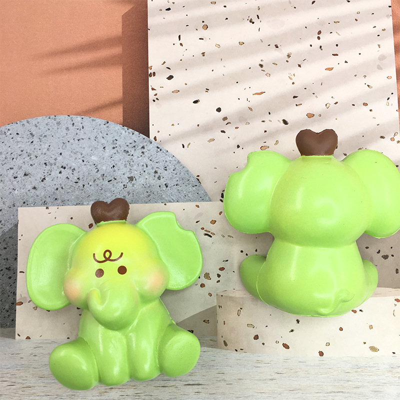 Squishies Elefant, langsam aufsteigendes, süßes, weiches Quetschspielzeug