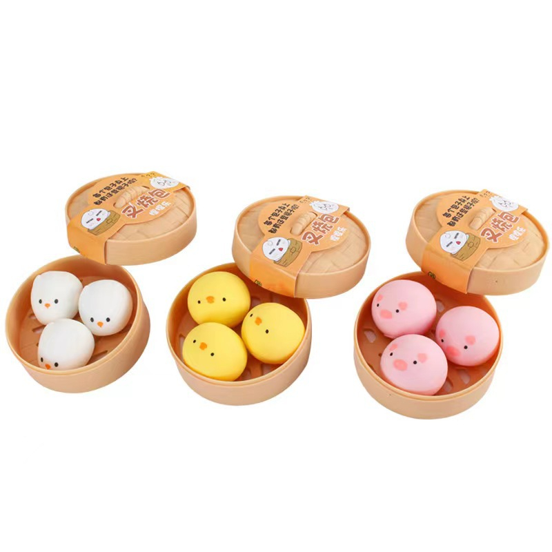 Weiche süße Brötchen Squishies Schönes Spielzeug Stressabbau Squishy Squeeze für Kindergeschenk