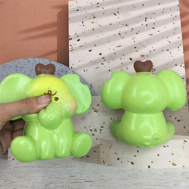 Squishies Elefant, langsam aufsteigendes, süßes, weiches Quetschspielzeug