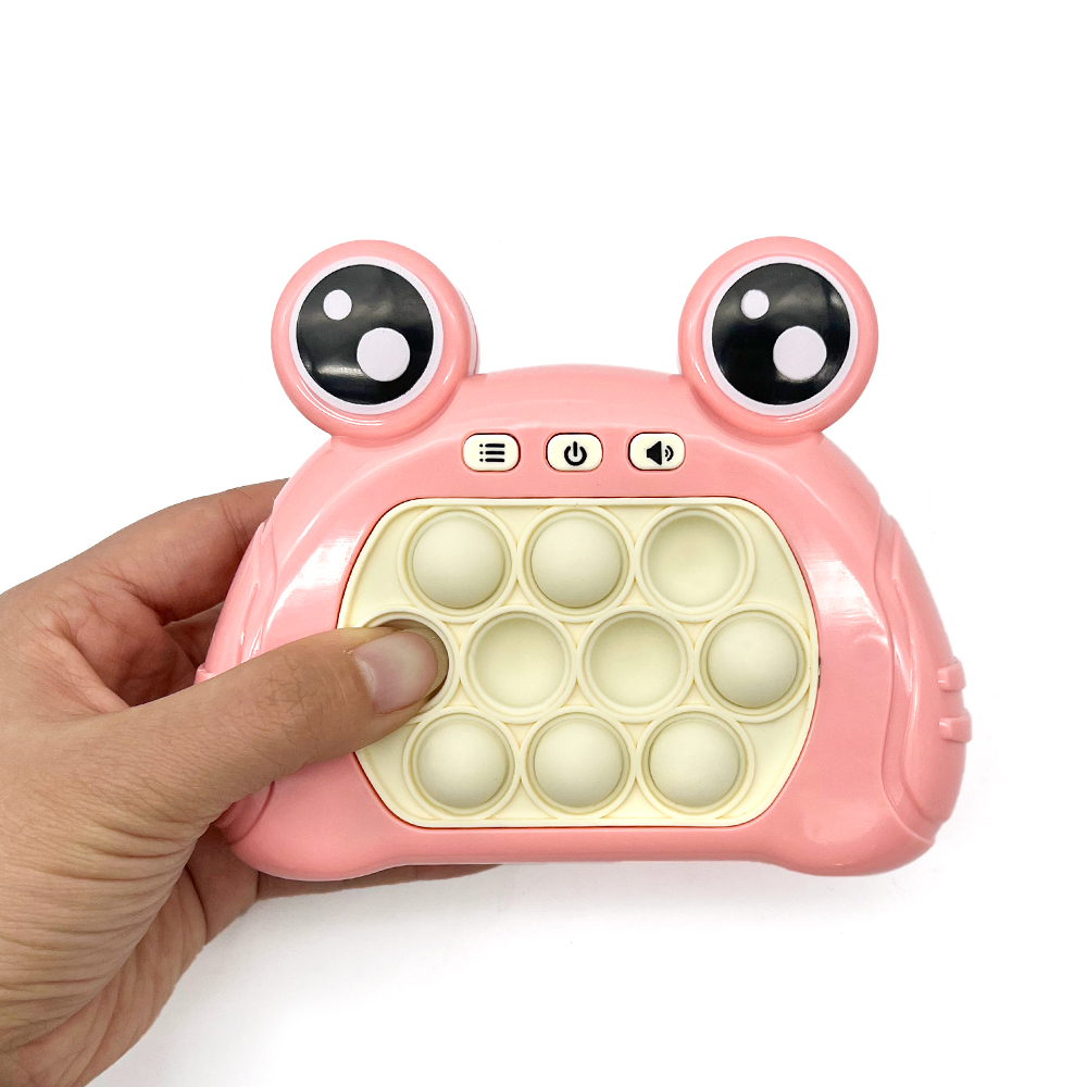 Frog Fast Push Game Fidget Toys Pop Game Handheld Bubble Game