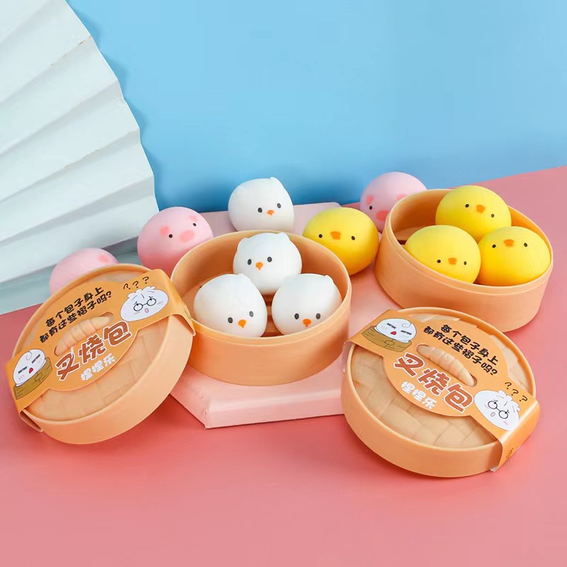 Weiche süße Brötchen Squishies Schönes Spielzeug Stressabbau Squishy Squeeze für Kindergeschenk