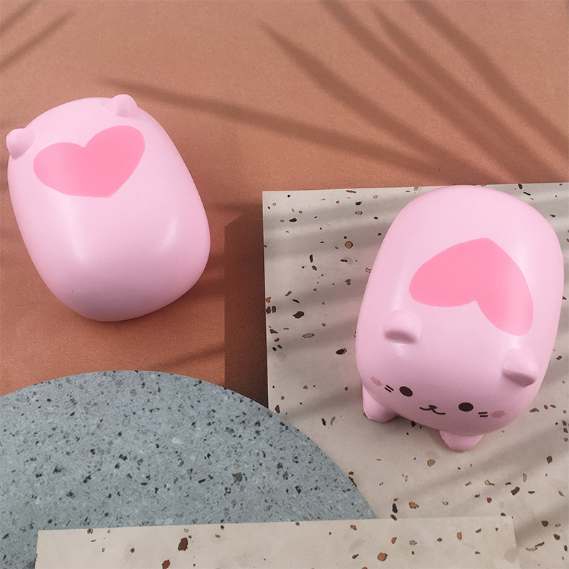 Piggy Kawaii Soft Jumbo Squishies, langsam steigendes Quetschspielzeug für Kinder und Erwachsene