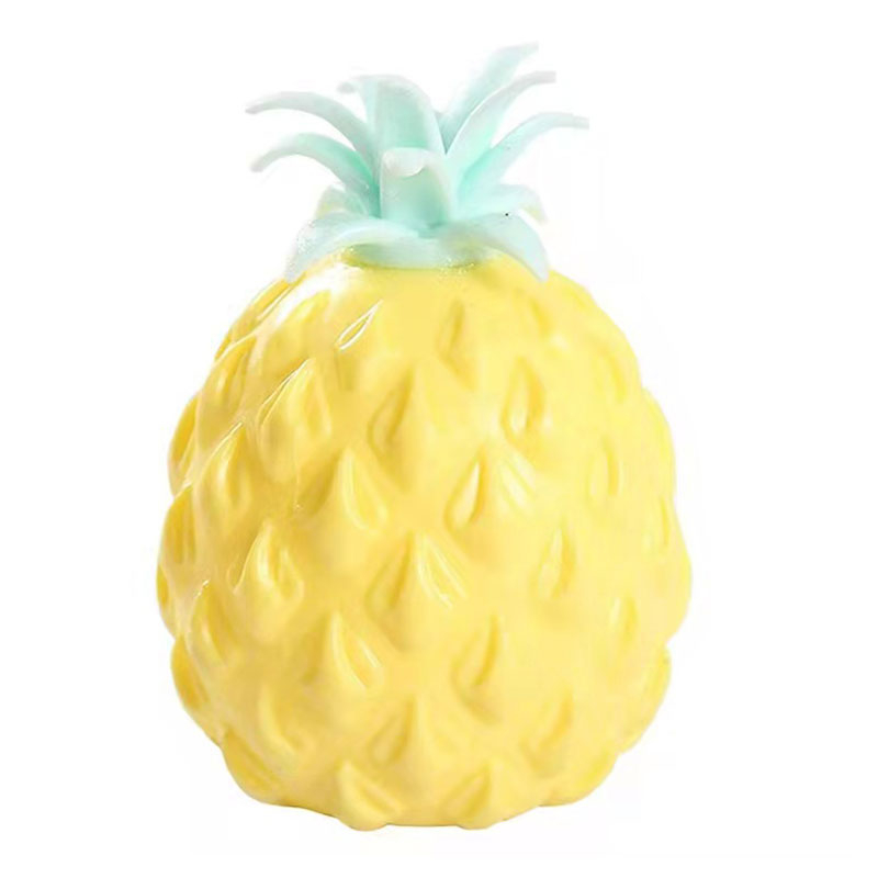 Sensorische Squishies-Bälle mit Ananas zum Stressabbau