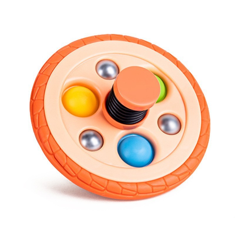 Bounce Off Spinners Kinder Tischplatte rotierendes Kunststoff-Gyro-Spielzeug